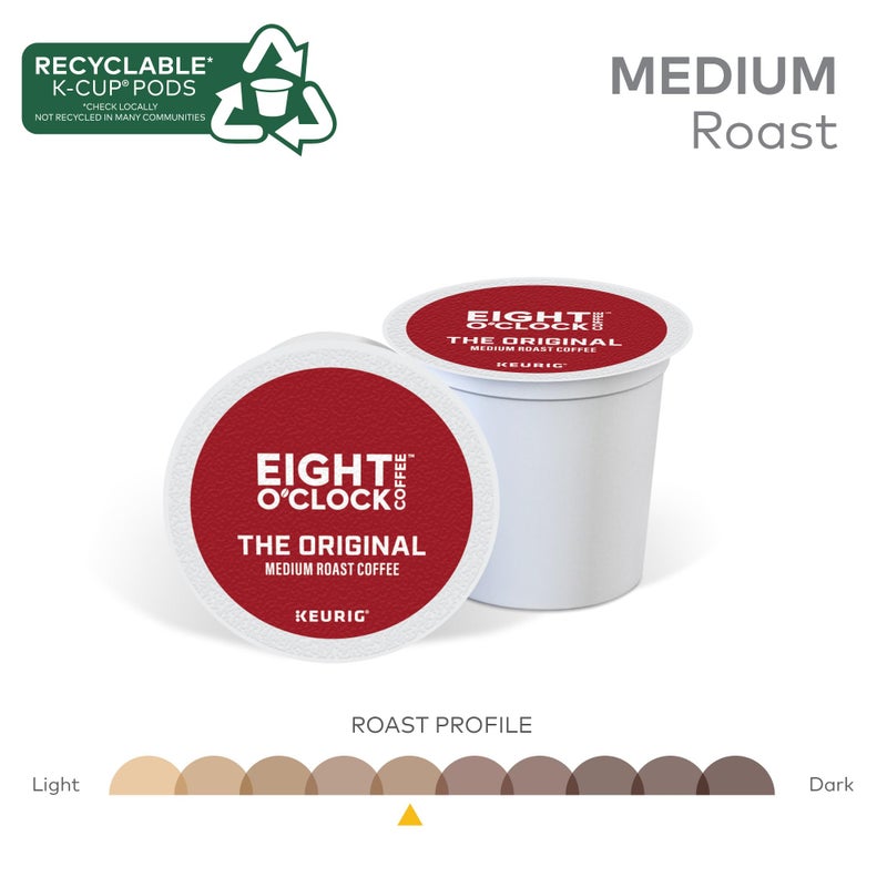 Eight O'Clock Coffee The Original, Single-Serve Keurig K-Cup Pods, Medium Roast Coffee Pods, 96 Count - Image 5